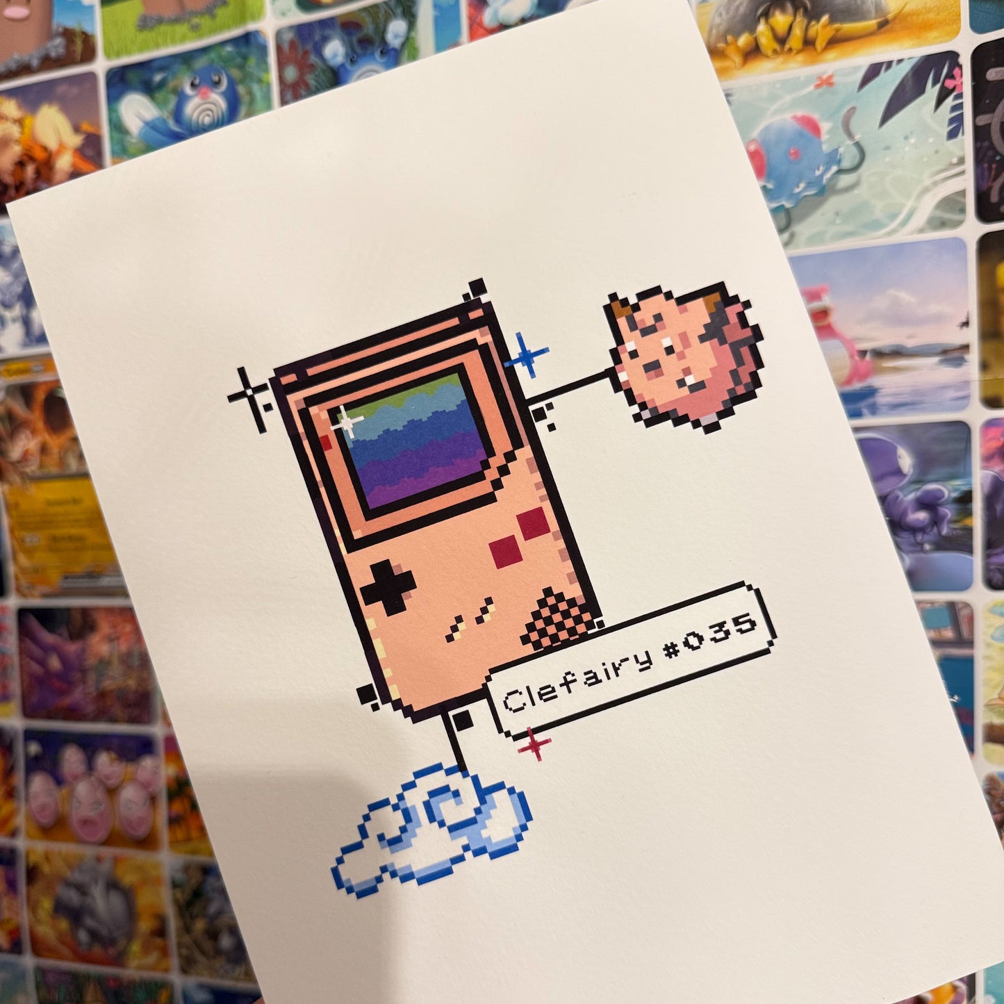 Pixel Clef Print