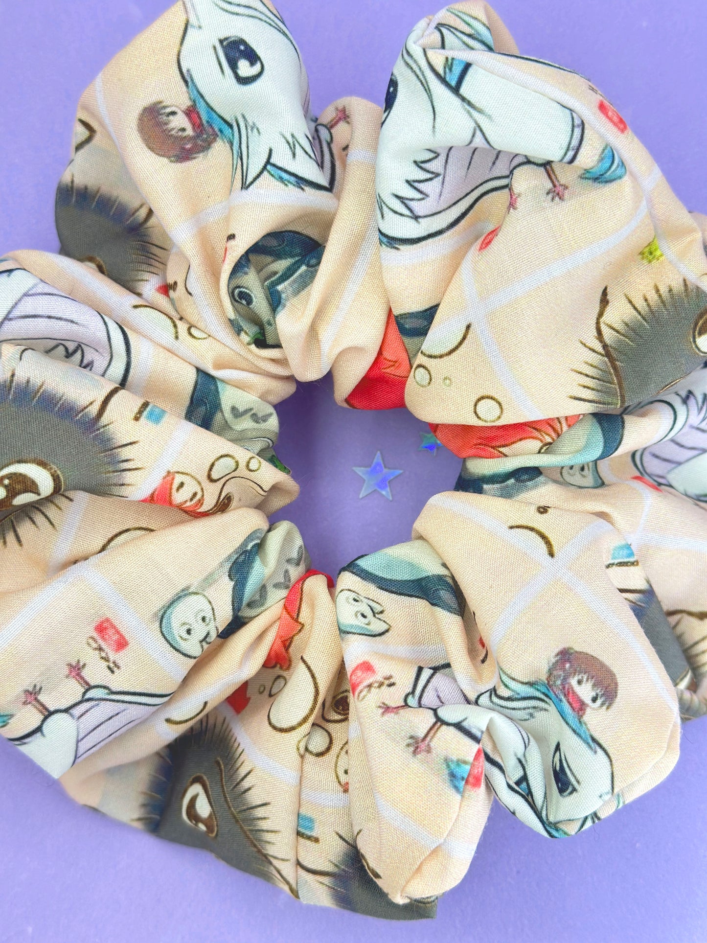 Anime Watercolour Scrunchie