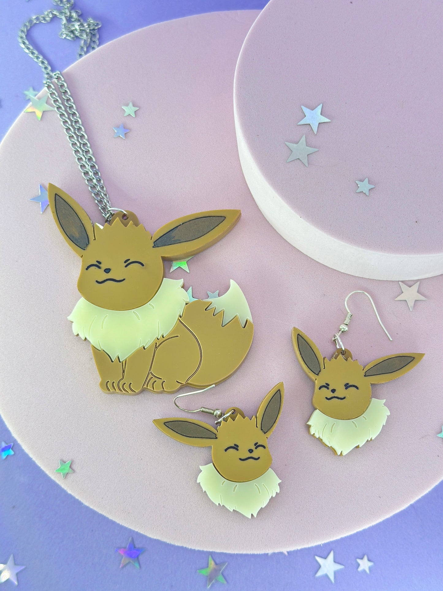 Fox Evolution Earrings/Necklace