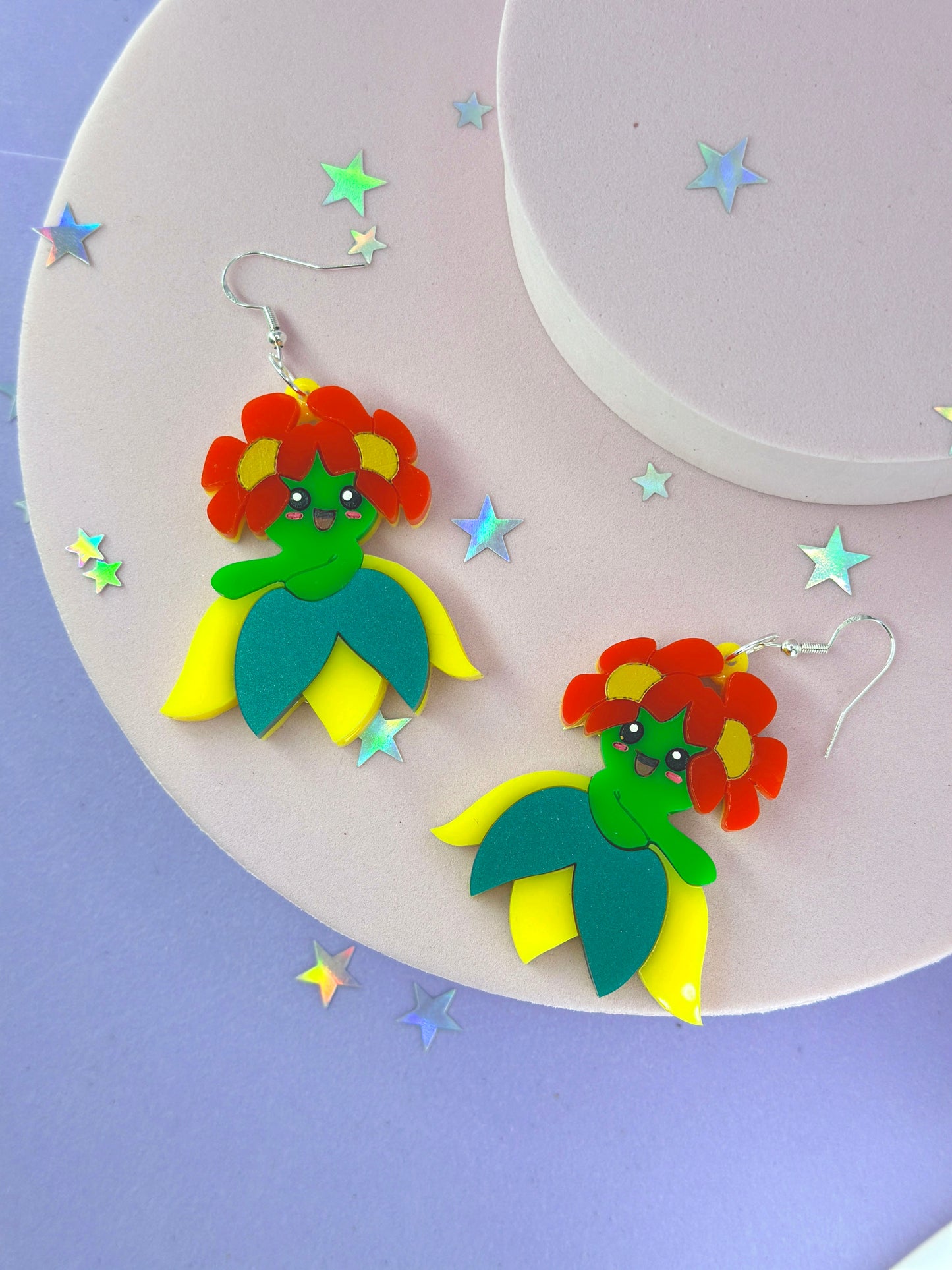 Blossom Fairy Acrylic Earrings