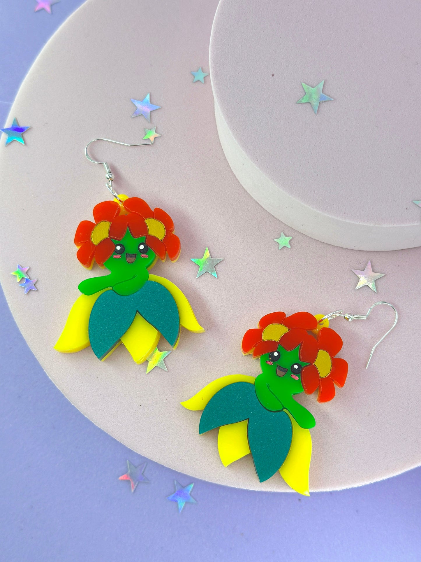 Blossom Fairy Acrylic Earrings
