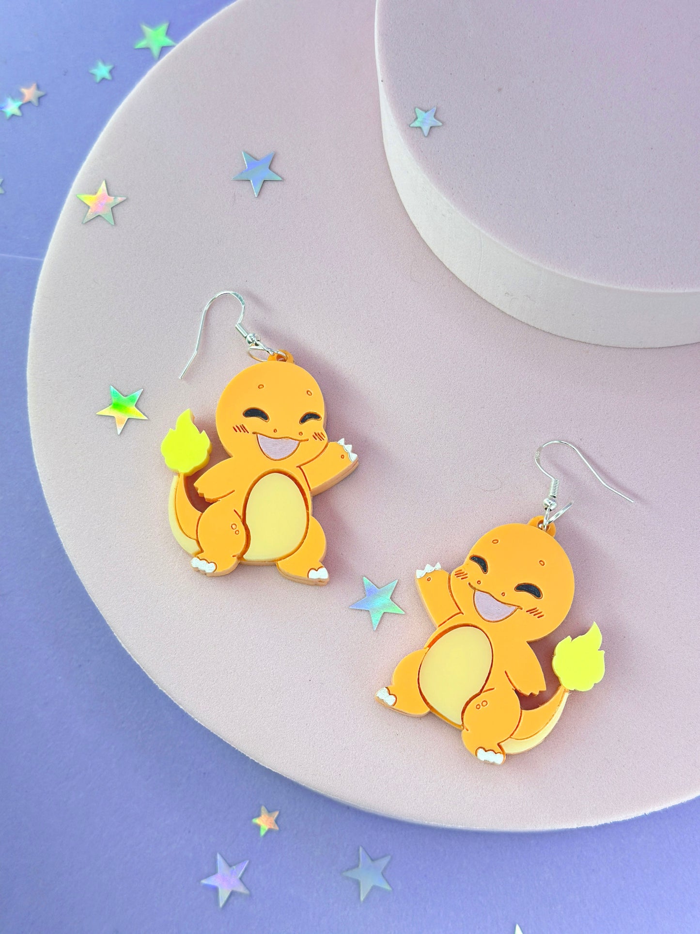 Fire Starter Acrylic Earrings