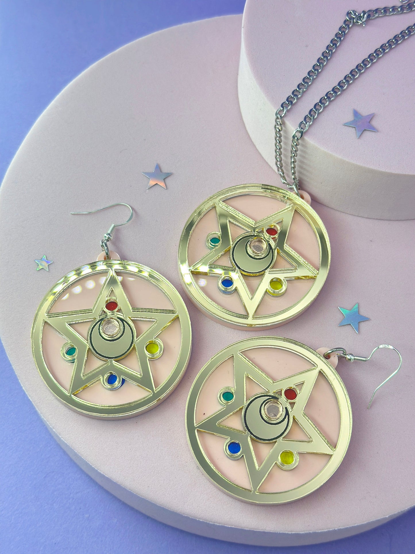 Crystal Star Earring & Necklace Set (available individually)