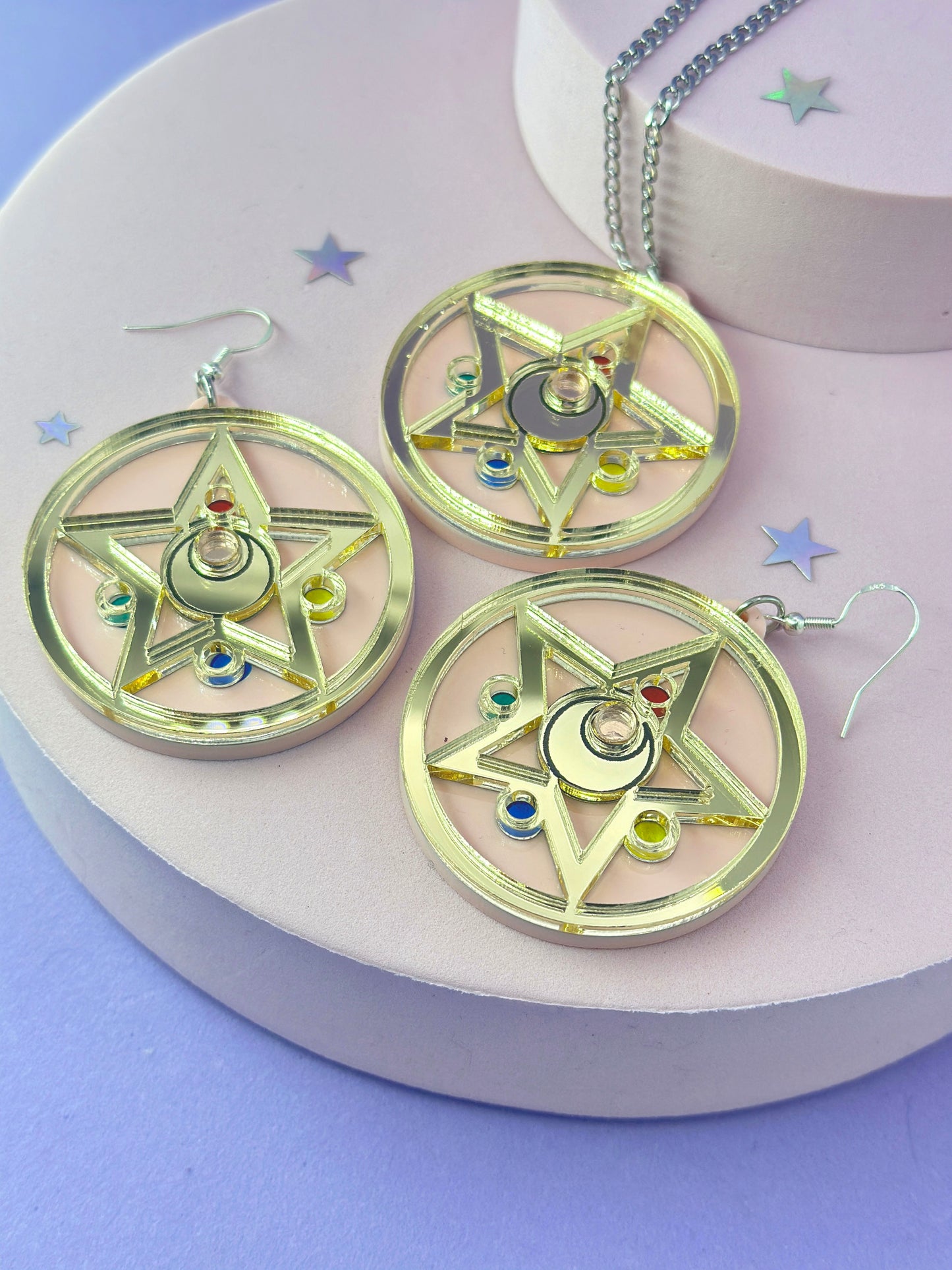 Crystal Star Earring & Necklace Set (available individually)