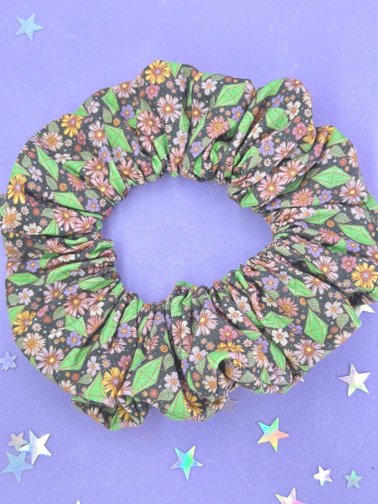 SulSul Floral Premium Cotton Print Scrunchie