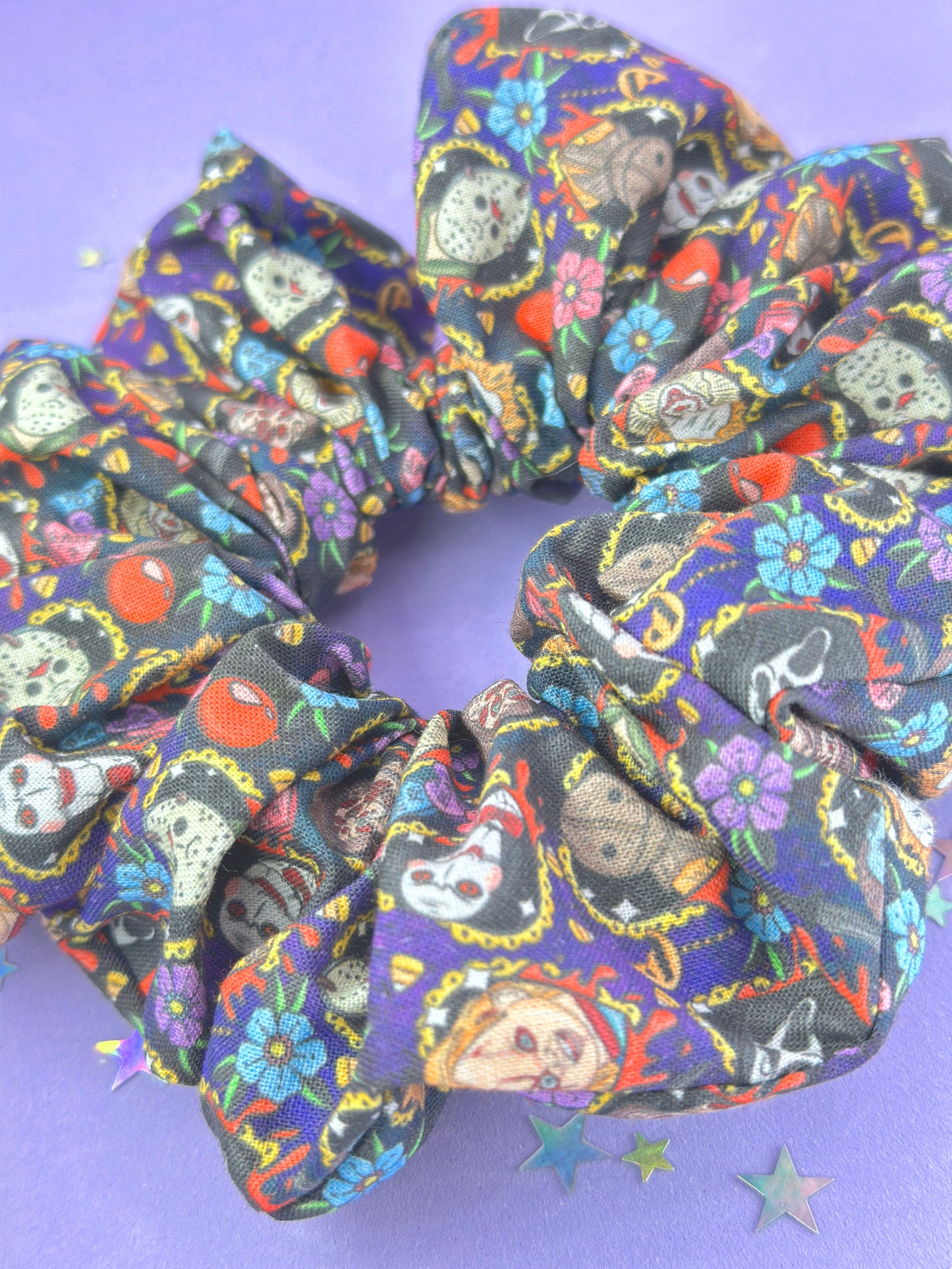 Killers Tattoo Premium Cotton Print Scrunchie
