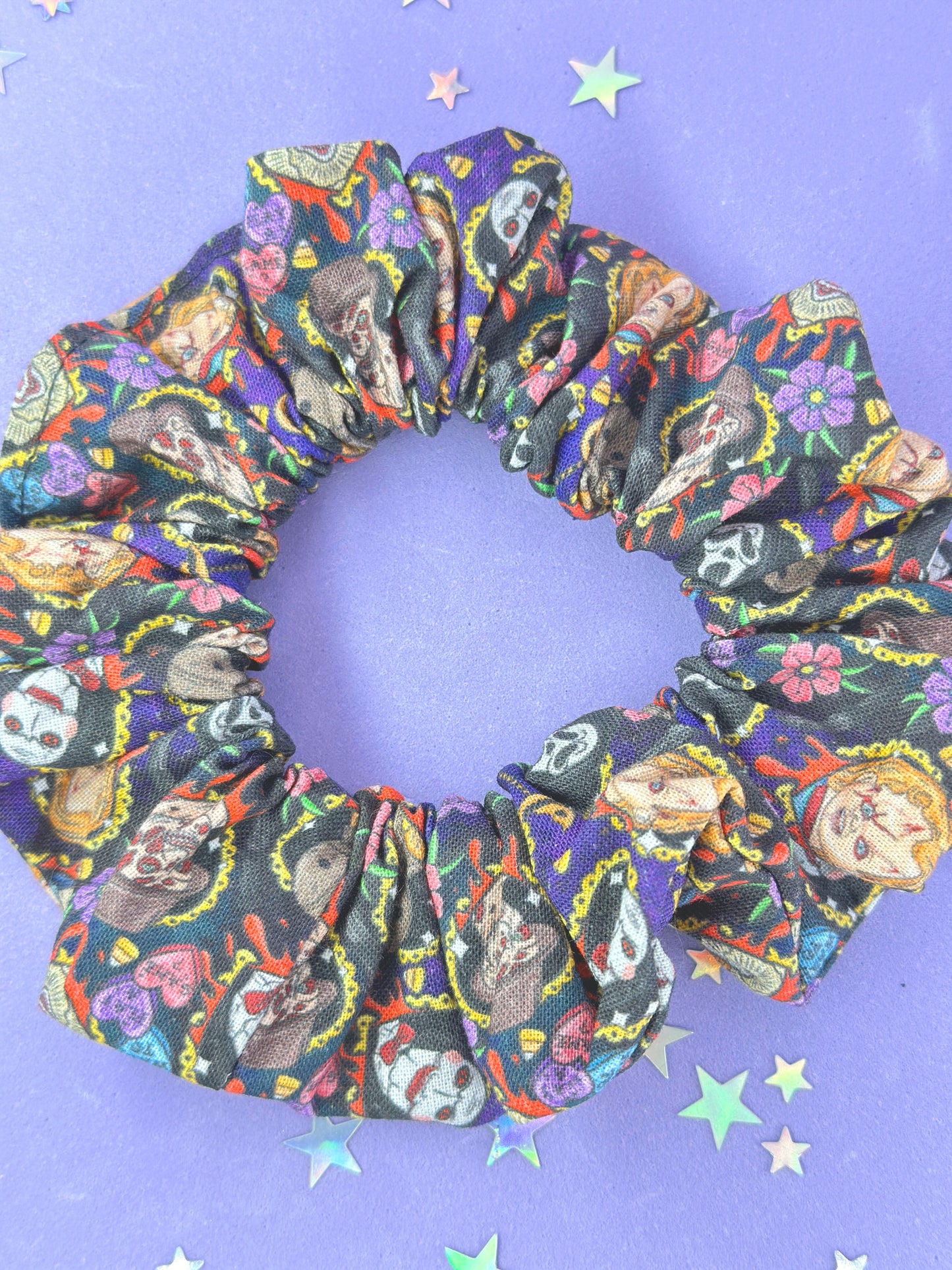Killers Tattoo Premium Cotton Print Scrunchie