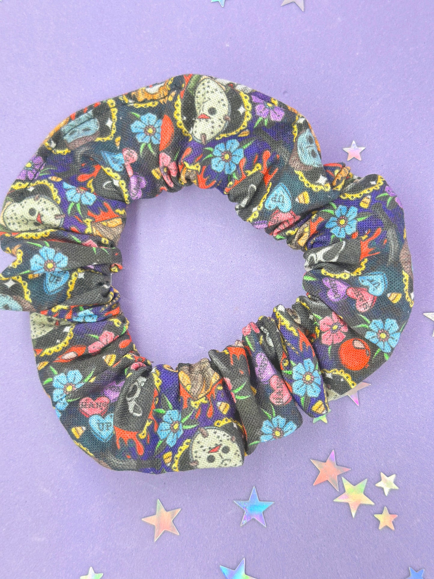 Killers Tattoo Premium Cotton Print Scrunchie