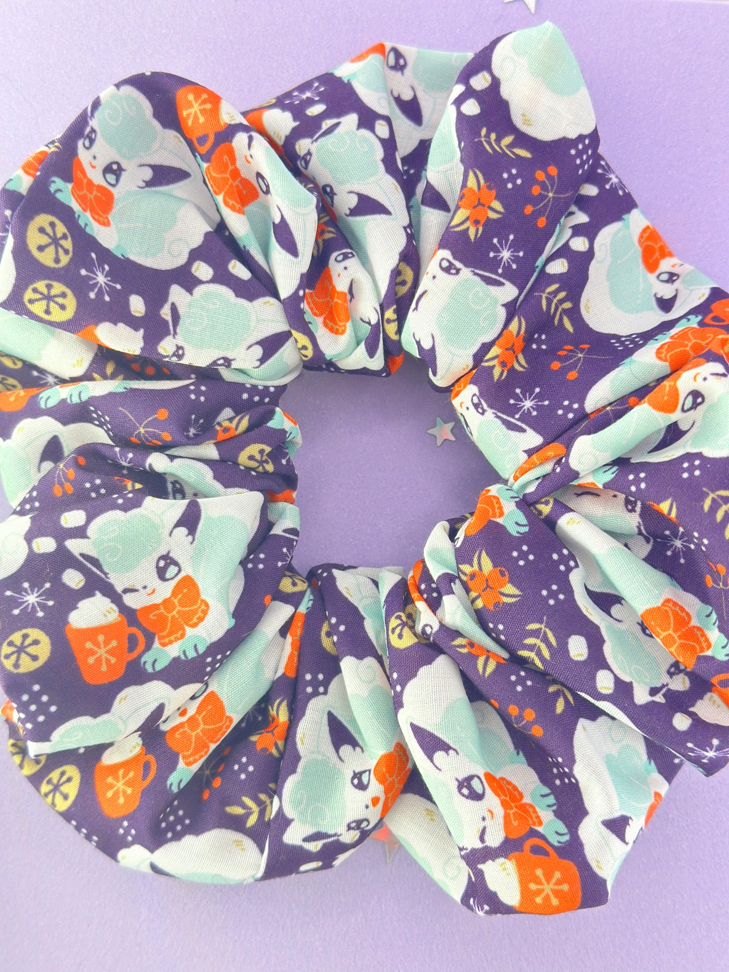 Festive Fox Scrunchie
