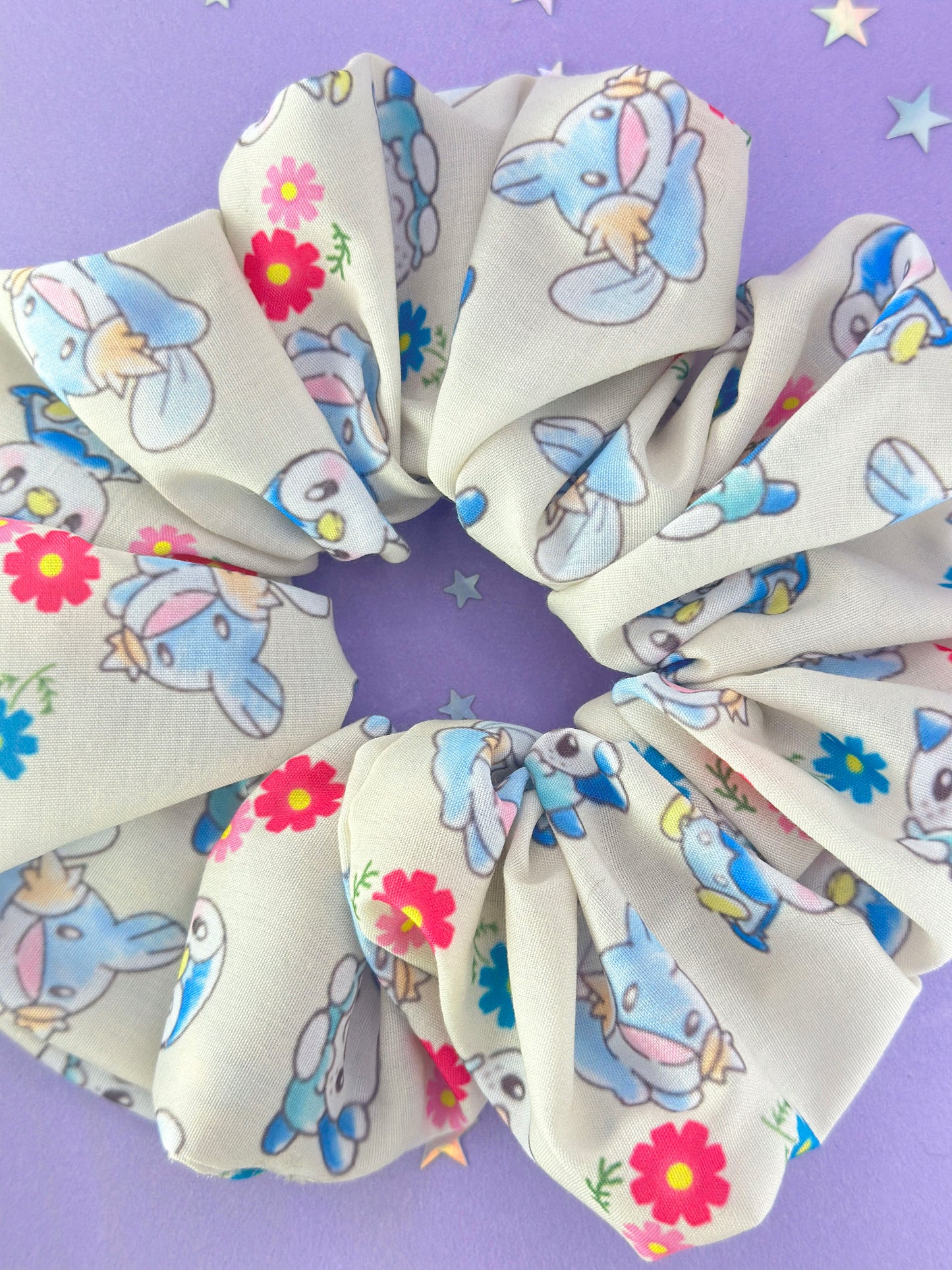 Cute Penguin & Otter Scrunchie