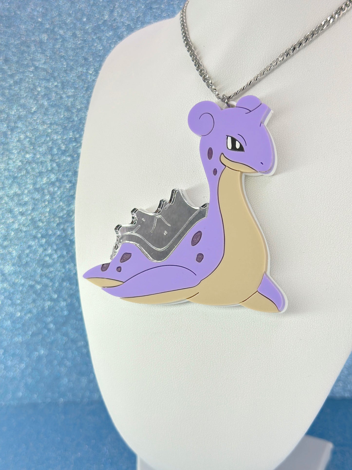 Water Friend Acrylic Statement Necklace