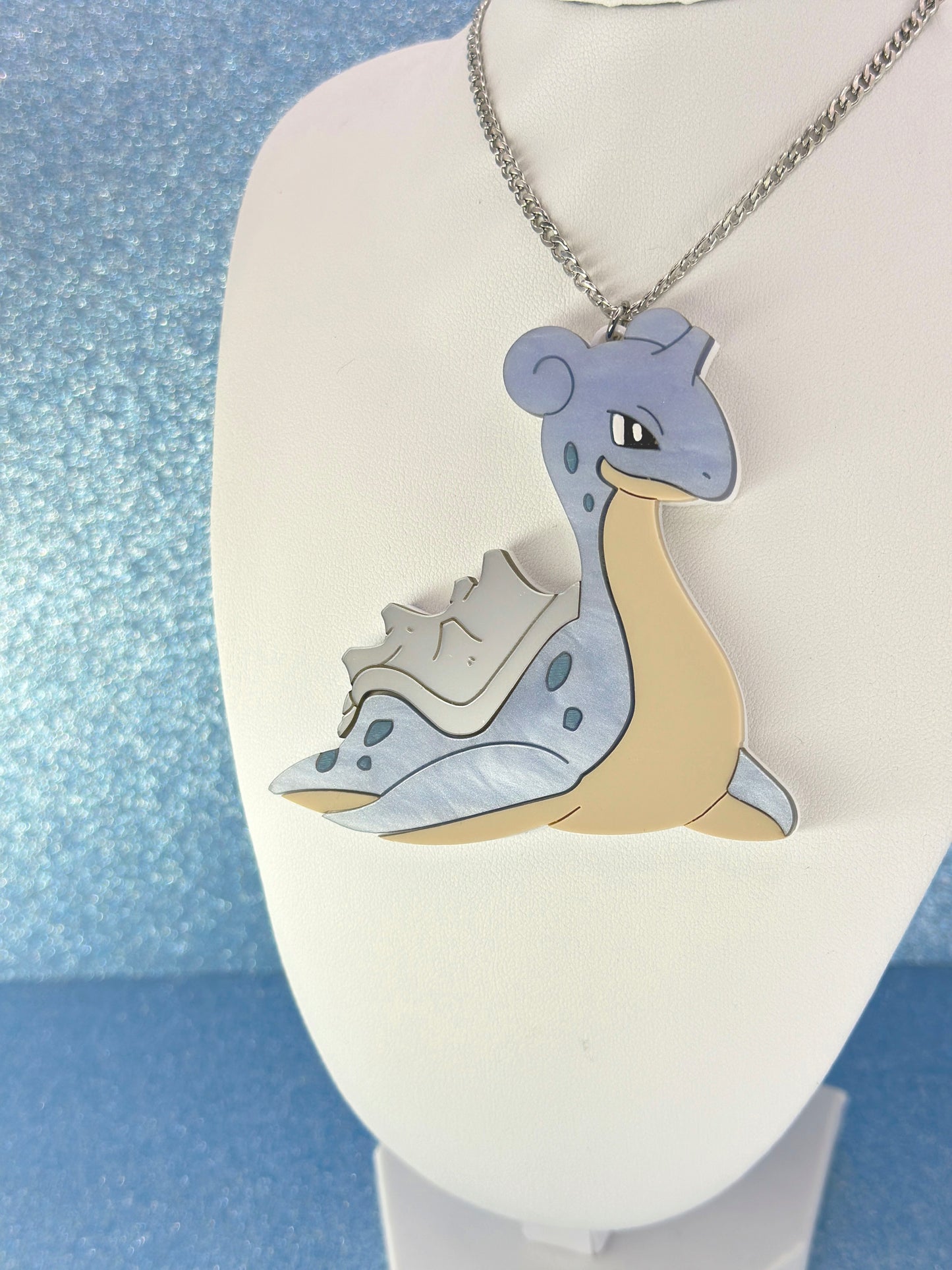 Water Friend Acrylic Statement Necklace