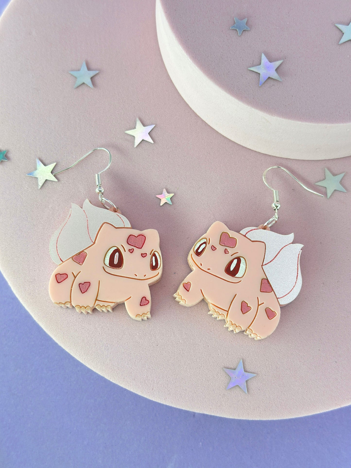 Heart Bulb Earrings