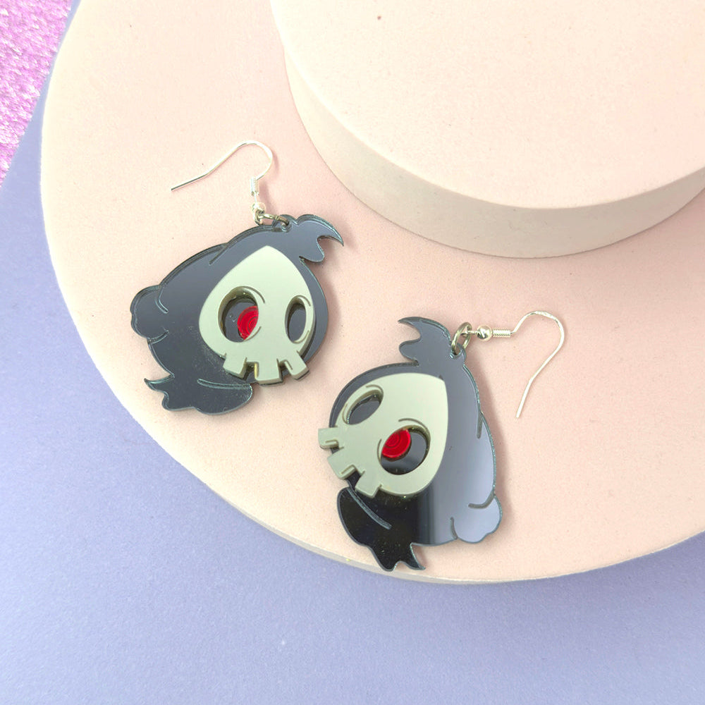 Dusk Ghost Mirror Earrings