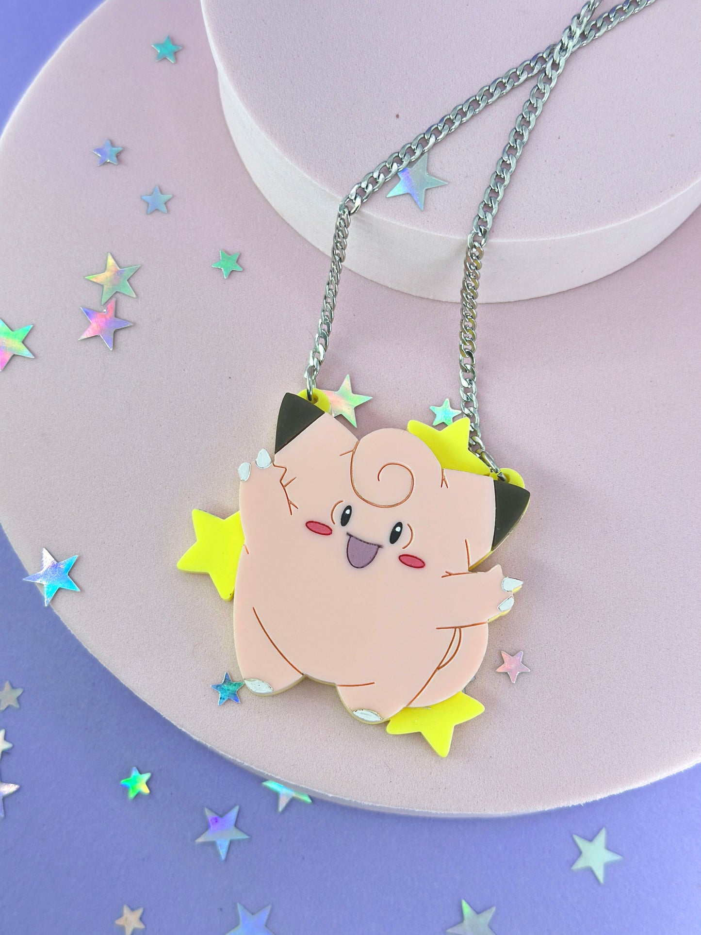 Fairy Type Stars Statement Necklace