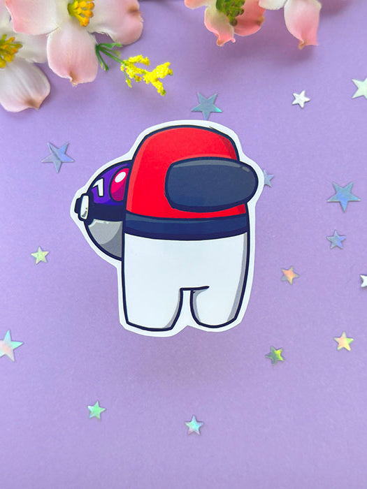 Catch Them Ball Crewmate Sticker