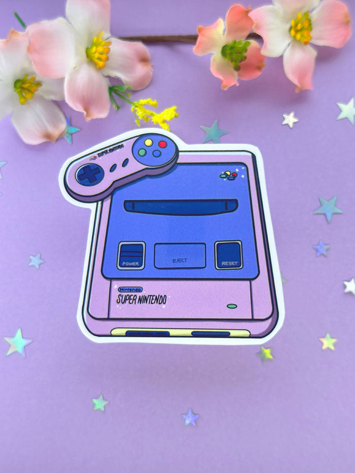 Pink Retro Console Sticker