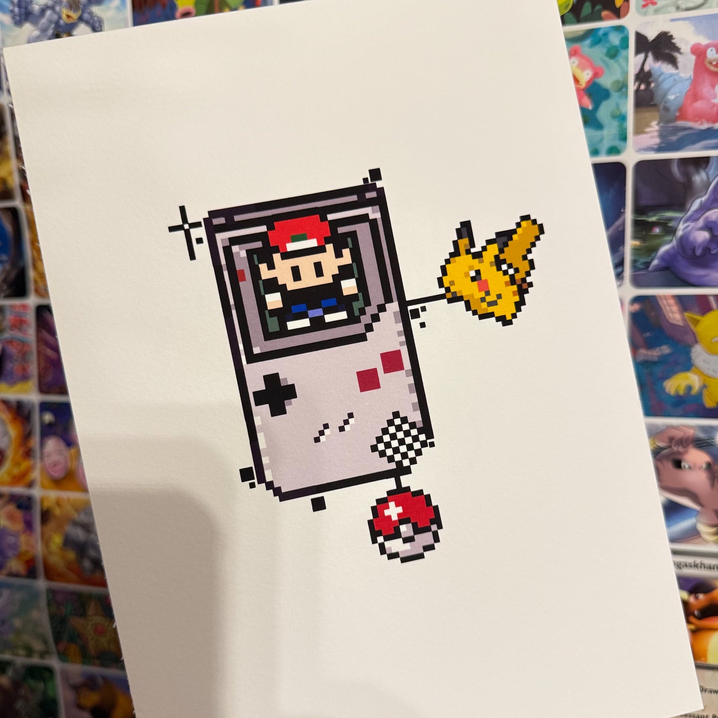 Pixel Ash Print