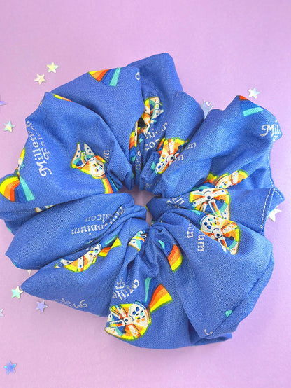 Rainbow Starship Scrunchie