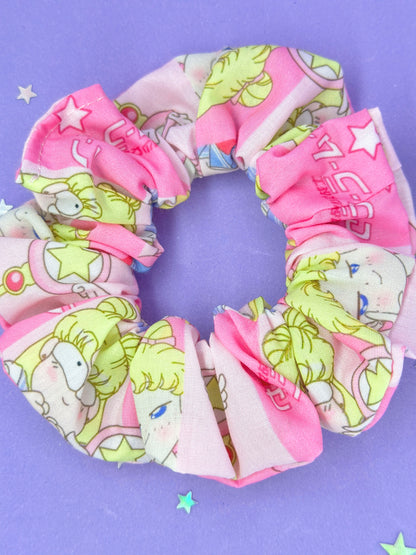 Anime Girl Funny Face Scrunchie