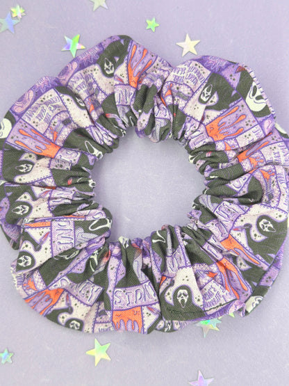 Scary Movie Premium Cotton Print Scrunchie