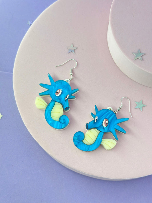 Seahorse Premium Acrylic Earrings