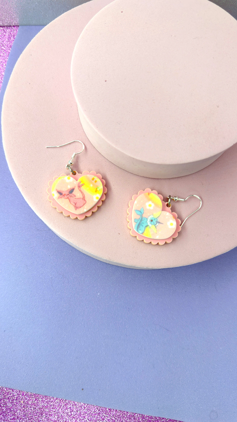 Mini Evolution Heart Earrings