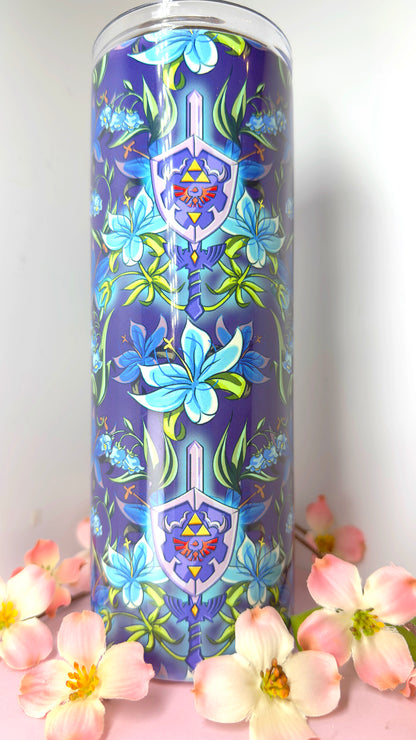 Sword & Shield Flowery Tumbler