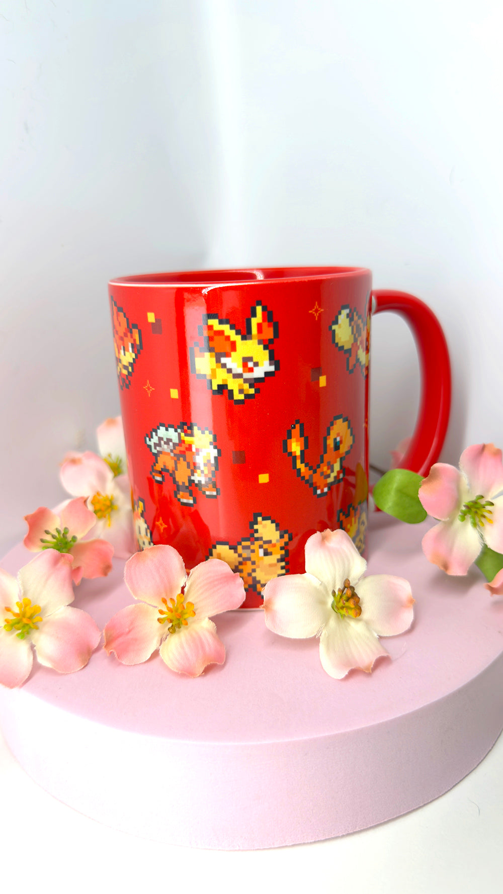 Fire Type Pixel Mug
