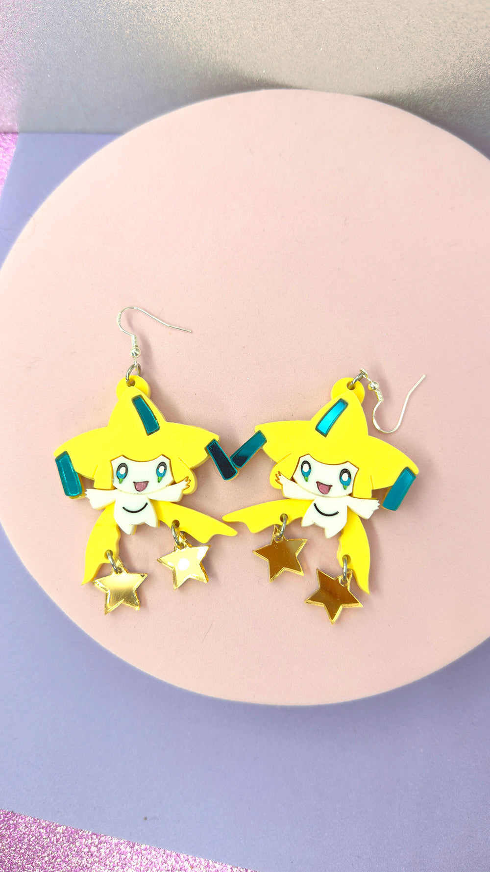 Mythical Fairy Mirror Dangle Earrings