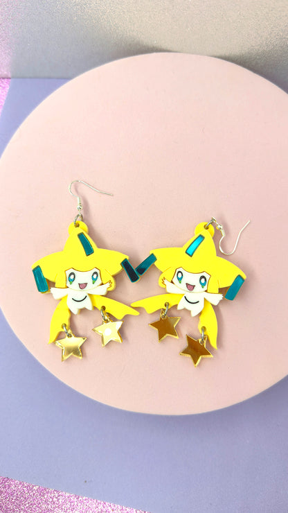 Mythical Fairy Mirror Dangle Earrings