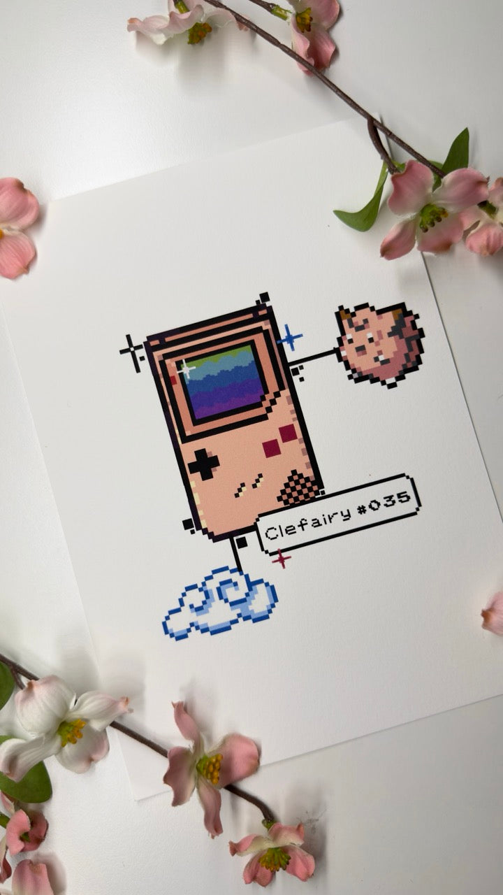 Pixel Clef Print