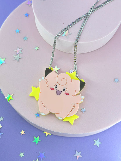 Fairy Type Stars Statement Necklace