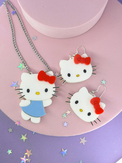 Kitty Acrylic Earrings