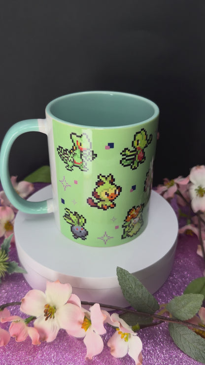Grass Type Pixel Mug