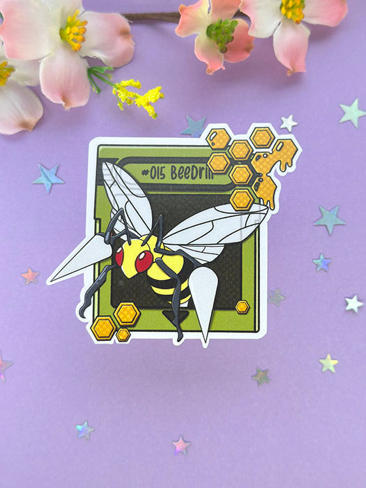 Drilling Bee Cartridge Sticker