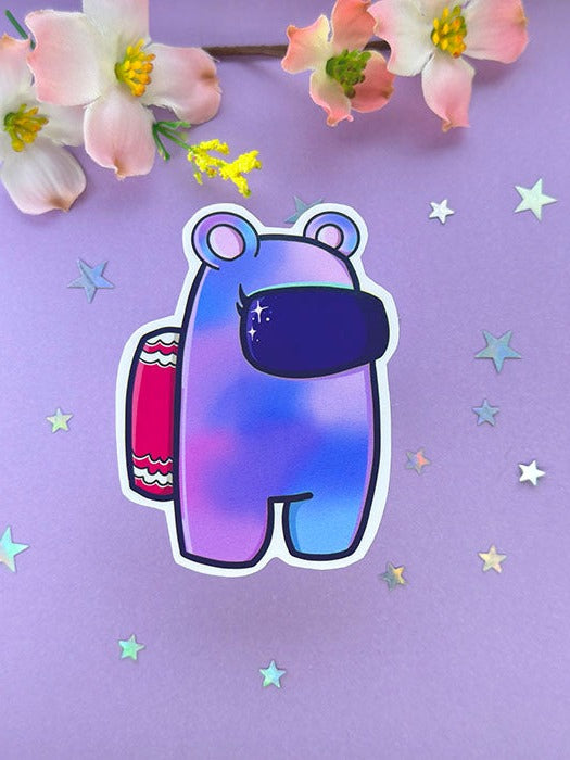 Galaxy Villager Crewmate Sticker