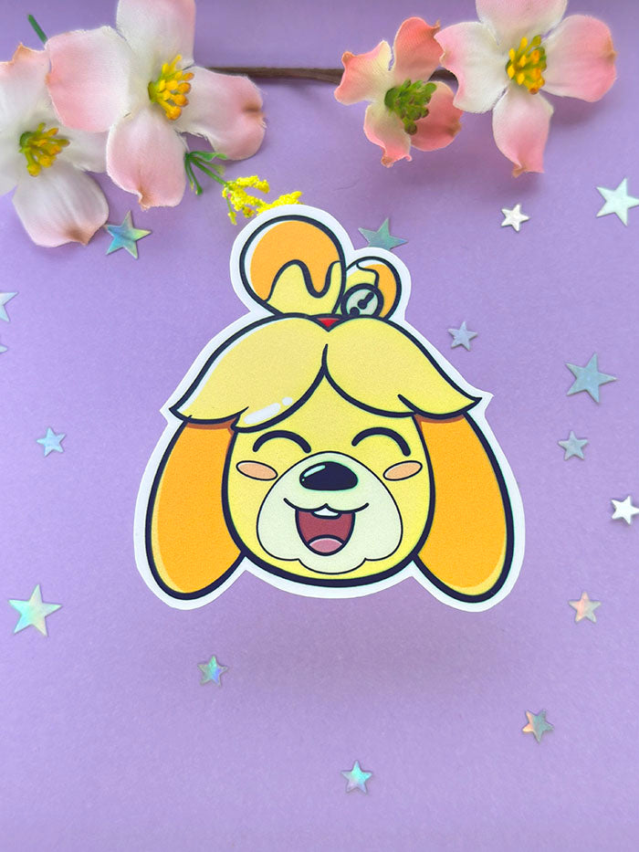 Yellow AC Face Sticker